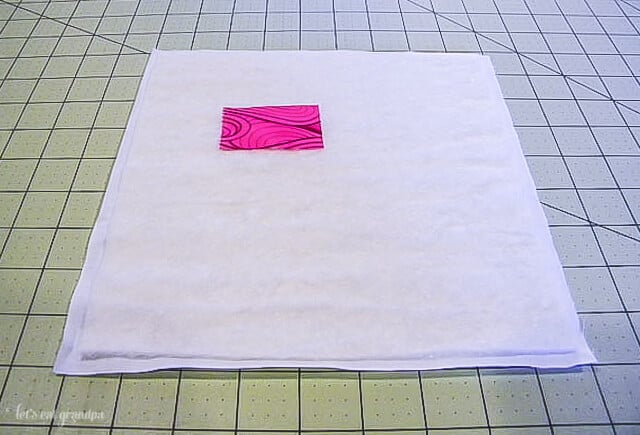 Bloomin' Quilt-As-You-Go Panel Tutorial Step 2