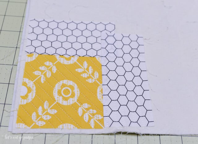 quilting tutorial with first block
