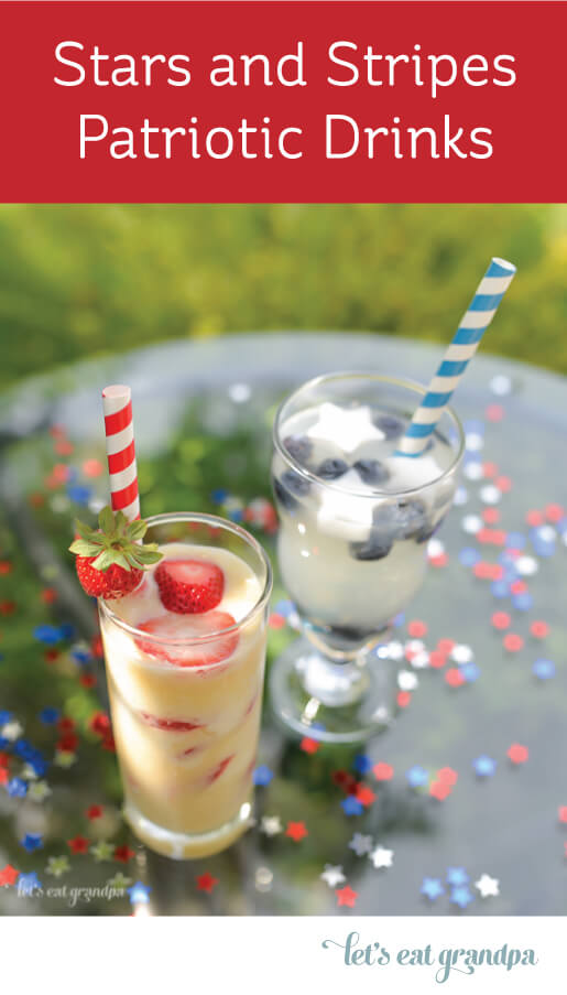 Cool off and celebrate the Fourth of July with these fun and festive stars and stripes drinks!