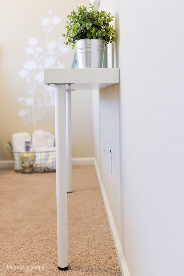Simple Narrow Console Table, Extra Thin Console Table