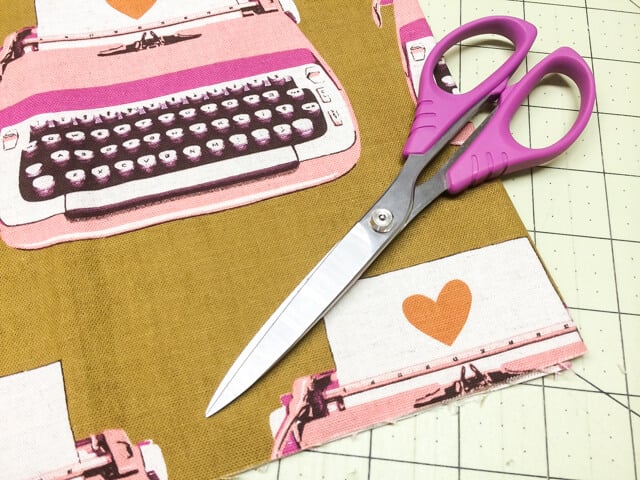 serrated scissors and paper - favorite sewing tools