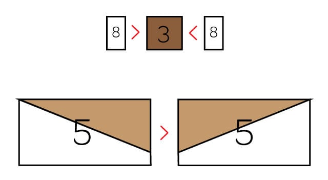 computer graphic showing acorn quilt block pieces