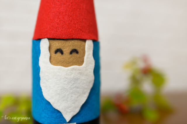 finished Christmas gnome craft